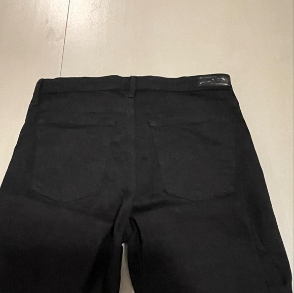 AG the prima mid rise cigarette skinny black jeans size 28 - Picture 4 of 9
